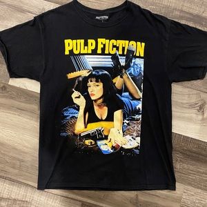 Pulp fiction / large black tee